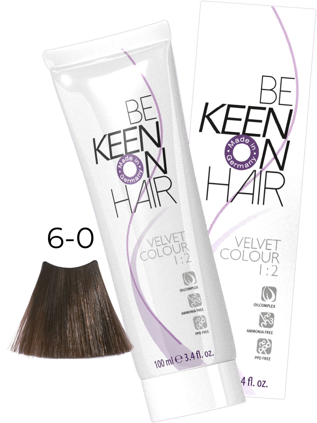 Крем-краска без аммиака VELVET COLOUR 6.0 Dunkelblond/Темный блондин