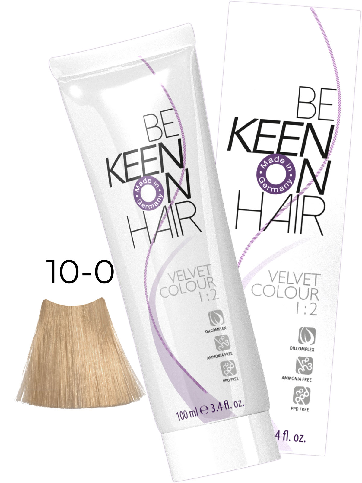 Крем-краска без аммиака VELVET COLOUR 10.0 Ultrahellblond/Ультра-светлый блондин